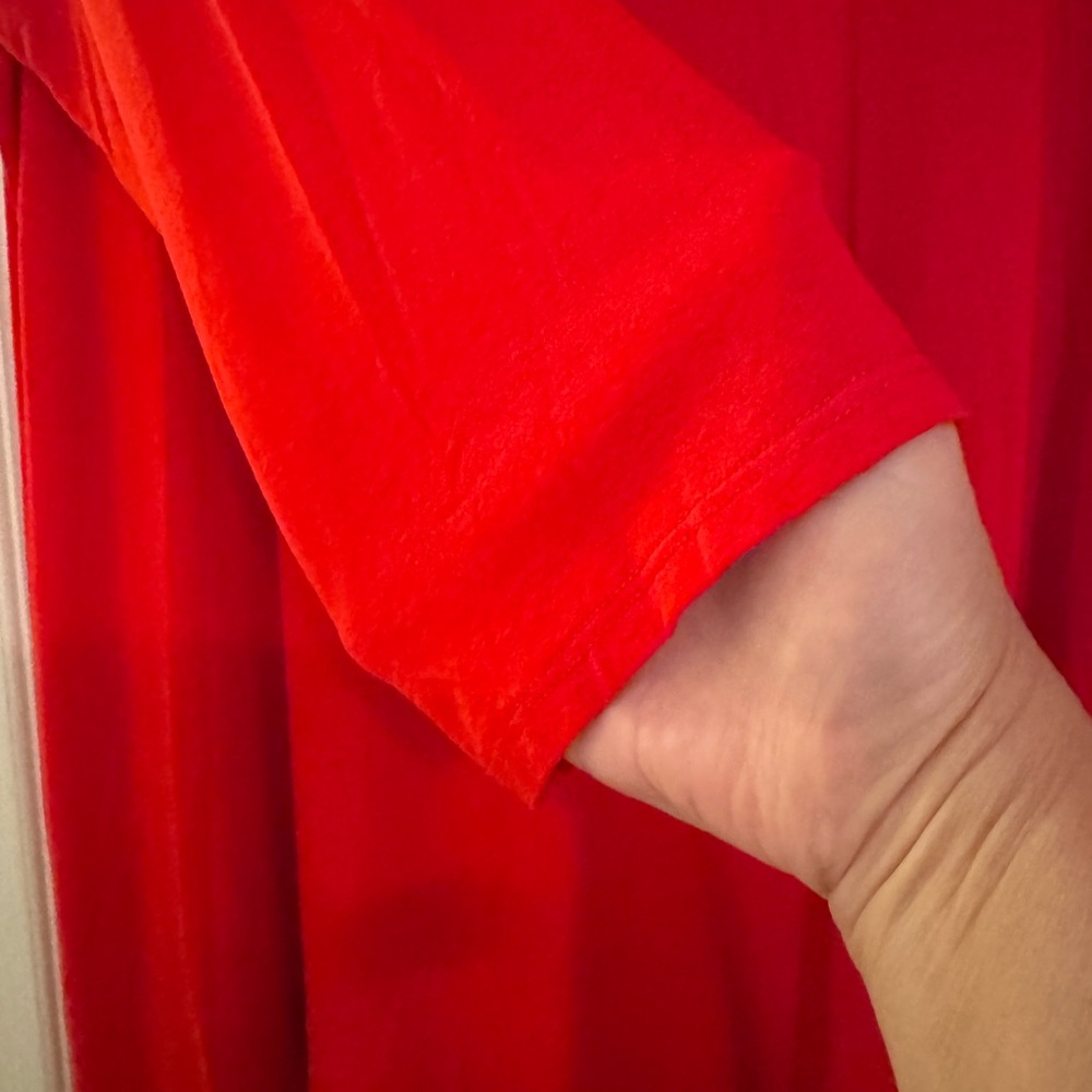 Eileen Fisher Red Women's Top - Picture 3 of 6